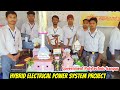 Hybrid Electrical Power System Project By Government Polytechnic kanpur Students 👨‍🏫⚡⚡⚡