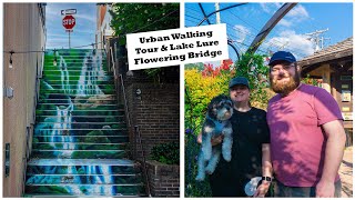 Exploring downtown ASHEVILLE + LAKE LURE Airbnb Tour