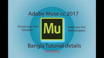 Adobe muse cc tutorial Bangla