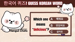 Korean Vocabulary Quiz for Beginners screenshot 5