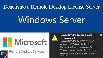 Deactivate a Remote Desktop License Server | Remove RDS CALs from an RDS License Server