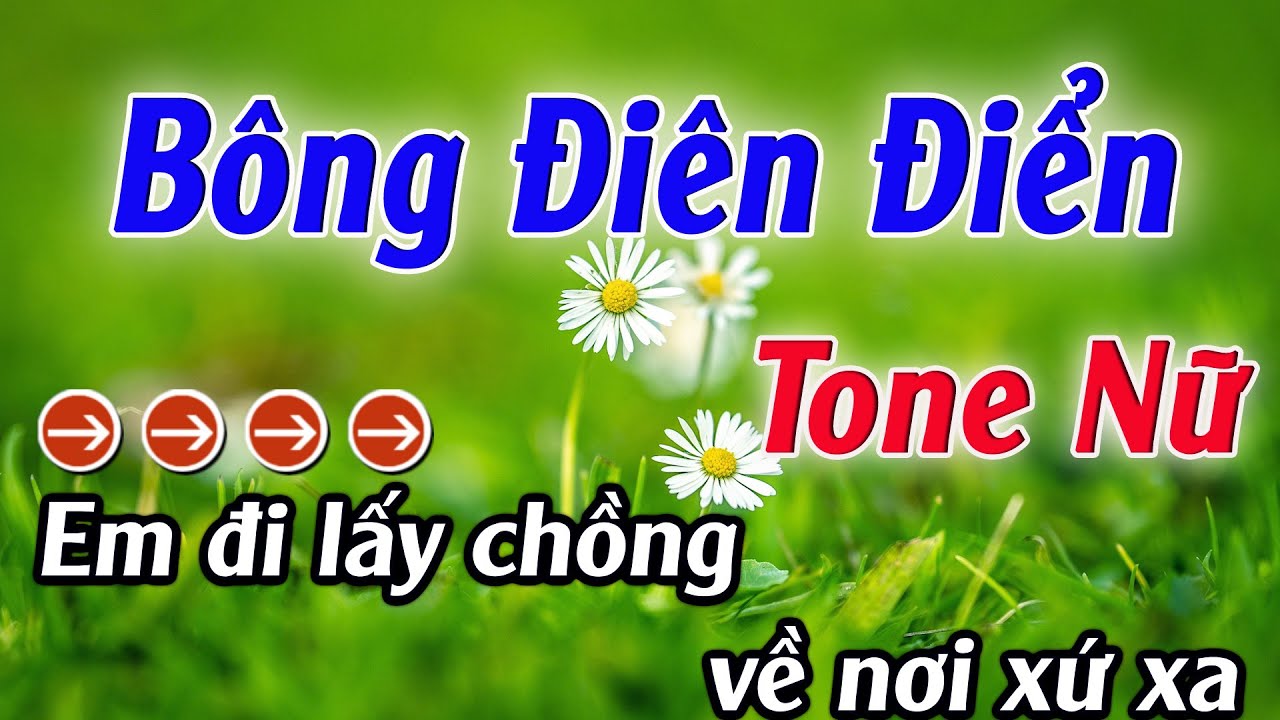 Karaoke Bông Điên Điển Karaoke Tone Nữ Beat Hay Nhất 2025 Karaoke Mê Nhạc Sống