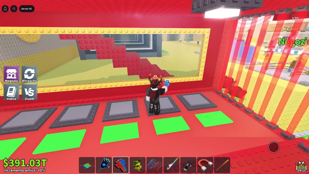 Live Ruba un brainrot  trading machine ita