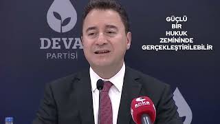 Ali Babacan Amacımız Masum Kişileri Adalete Kavuşturmaktır. Mağduriyetleri Eylem Planı
