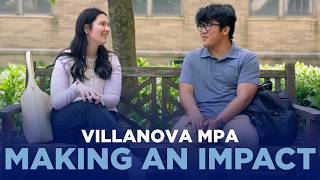 Villanova MPA | Making an Impact Beyond the Classroom
