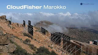 Worlds largest Fogcollector CloudFisher in Morocco – Producing drinking water from fog