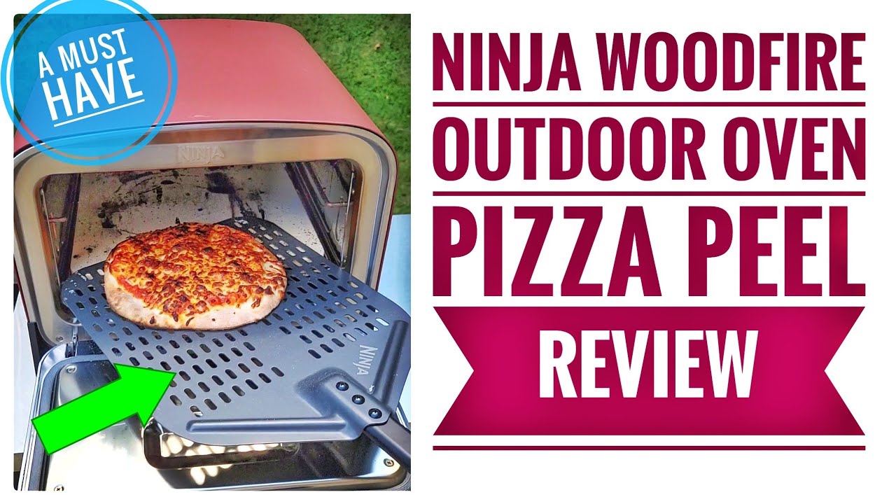 Ninja Woodfire Outdoor BBQ Smoker Oven and Pizza Peel 