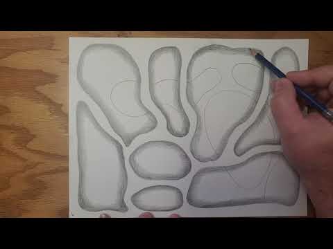 Layers and Holes  - a Value Study - Part 3 - Layer 2 (2x speed).