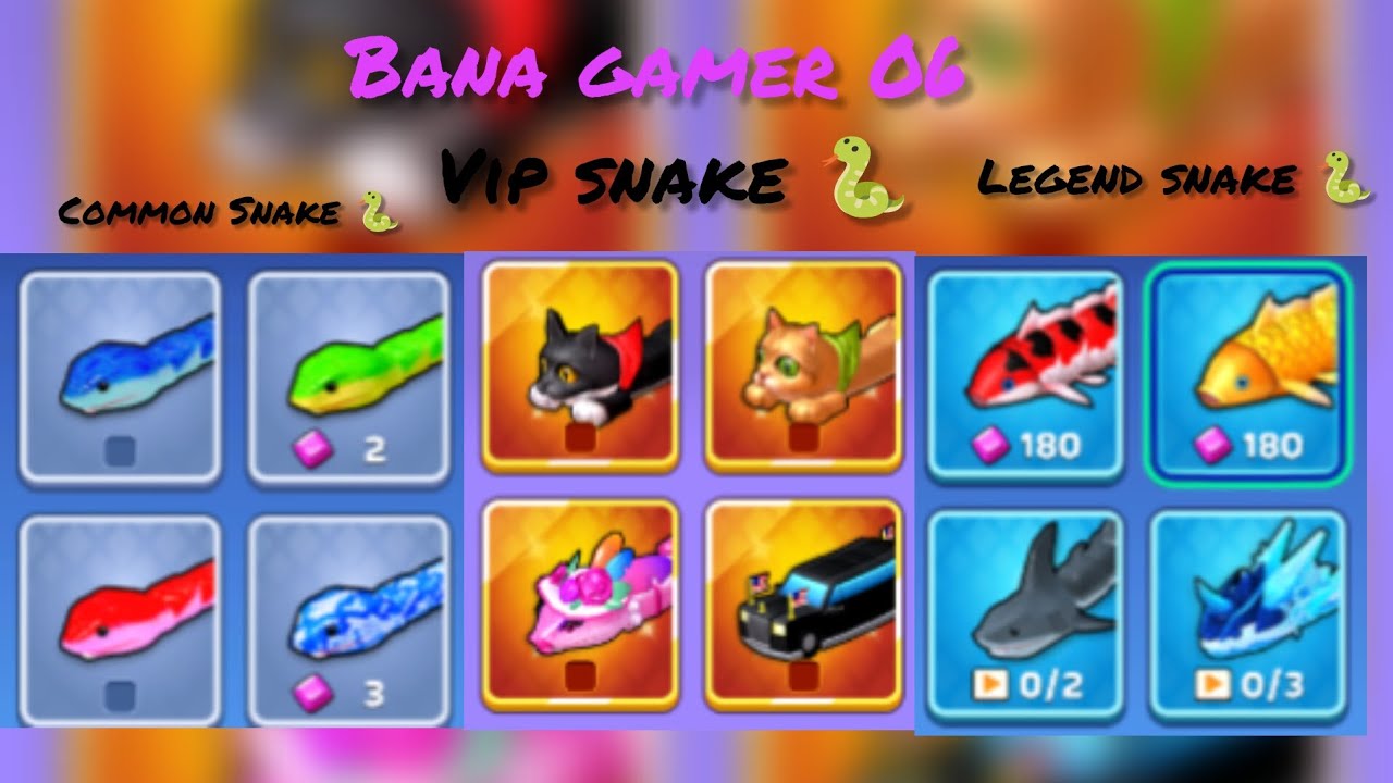 👑 SNAKE CLASH.IO KING Gameplay 🔥 Unstoppable Powerful Snake | BANA GAMER 06 | 64 