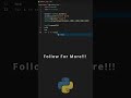 Asmr Progamming || Unique Shape 2 Python || #shorts#programming #asmr #asmrprogramming #lofi #python