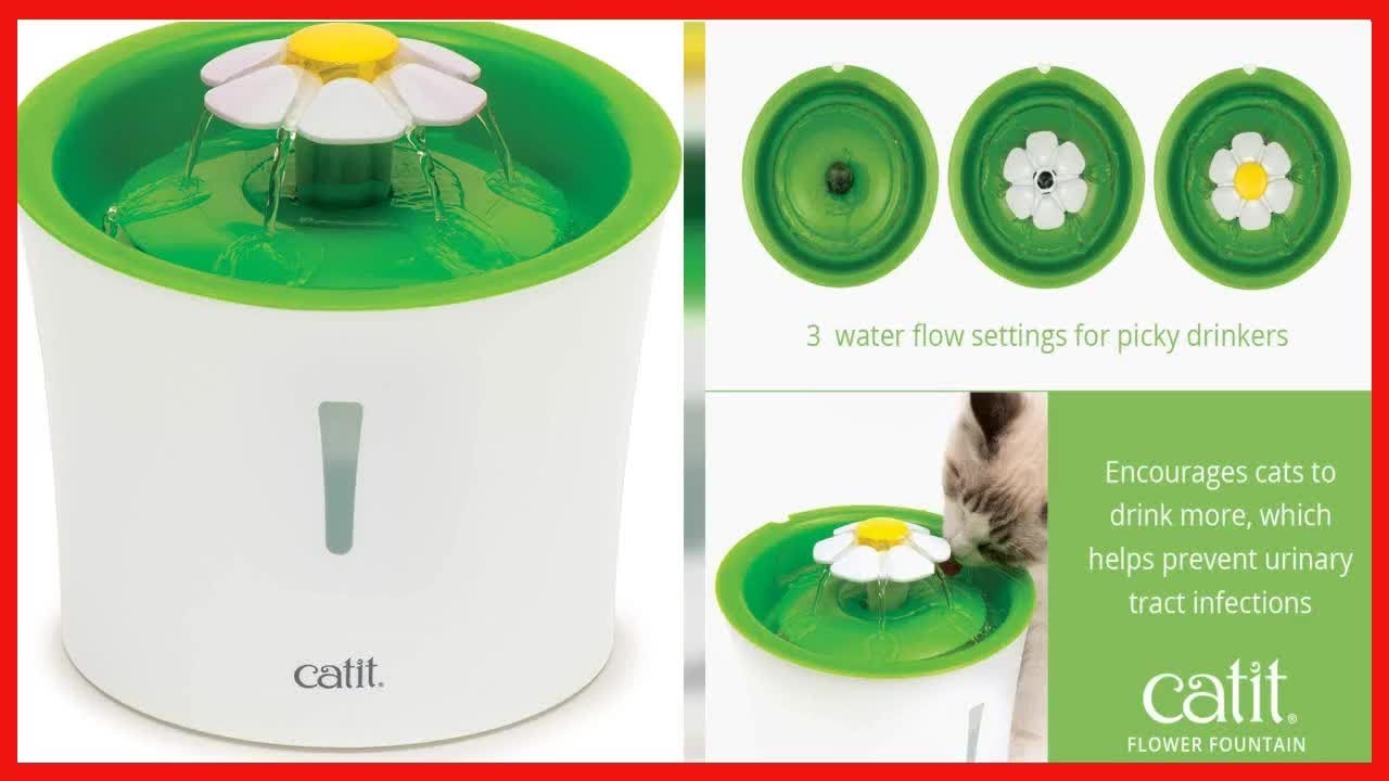 Catit Senses 2 0 Flower Fountain, Cat Drinking Water FountainVisit the Catit Store