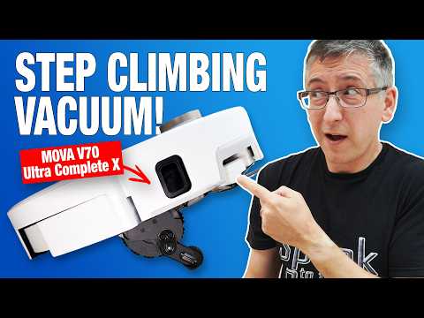 Step Climbing Vacuum with EXTENDIBLE MOP! MOVA V70 Ultra Complete X