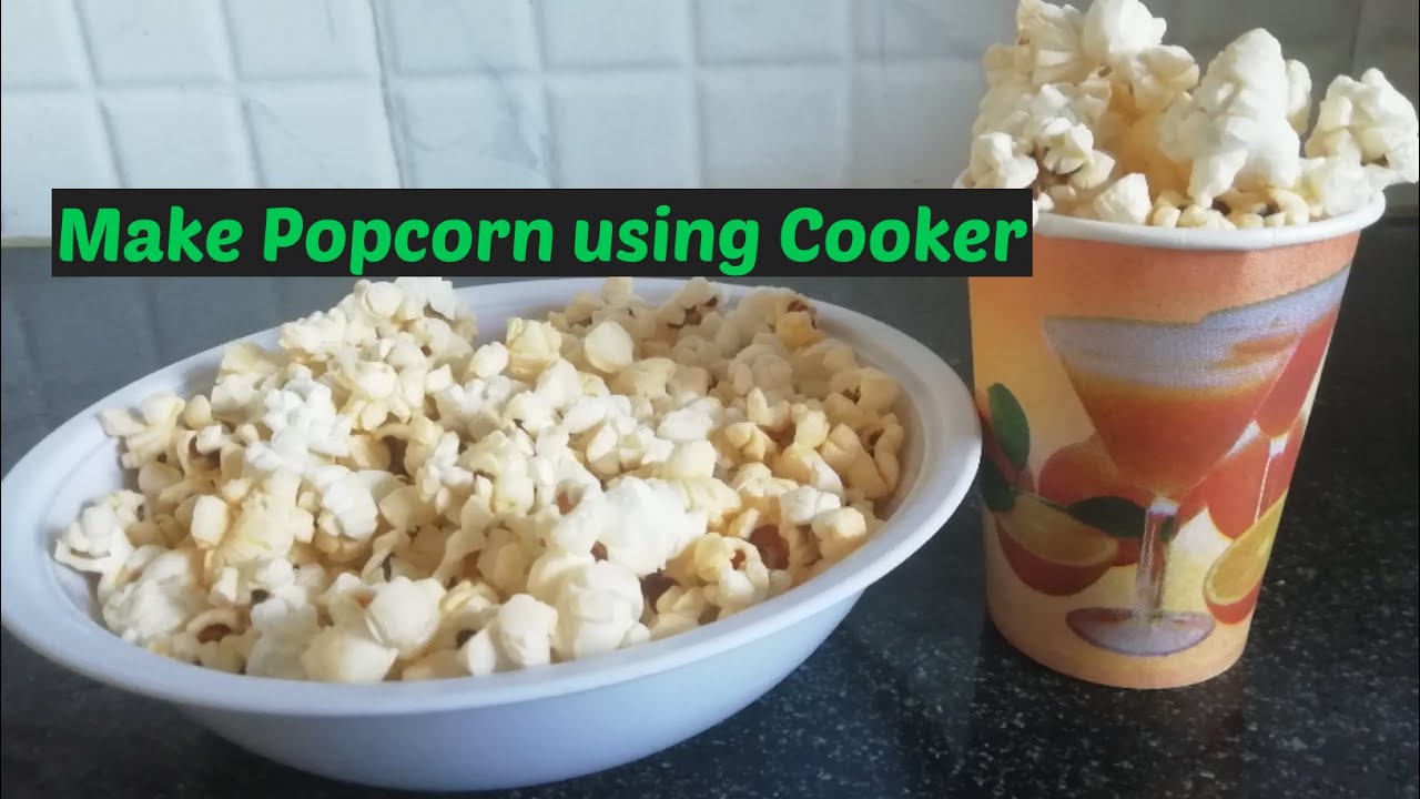 How to Make Popcorn at Home in Tamil YouTube