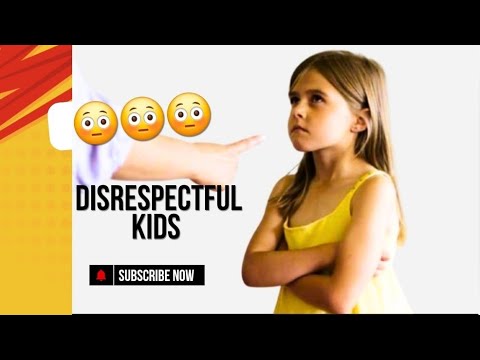 What do you do with Disrespectful kids - YouTube