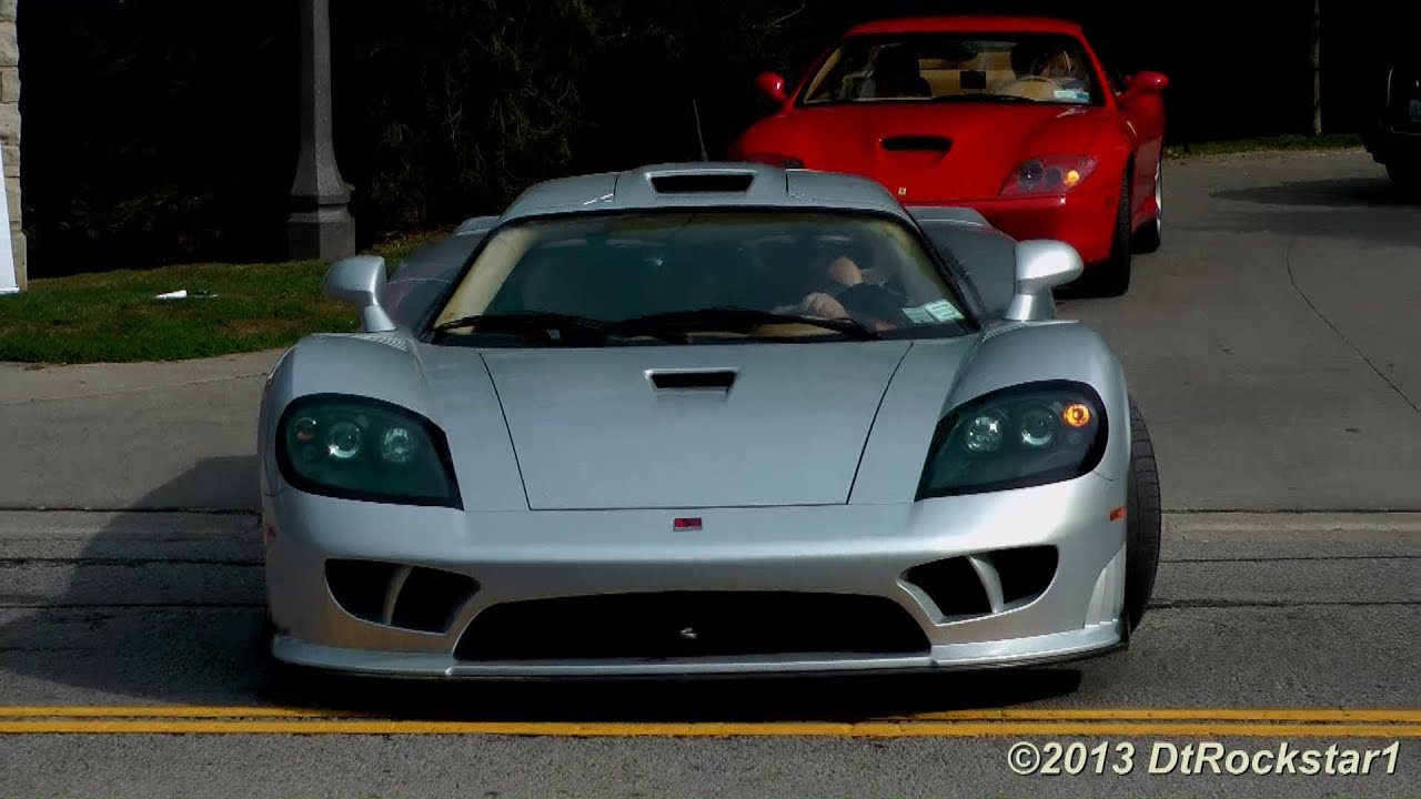 Saleen S7 Twin Turbo Revving, Short Acceleration - YouTube