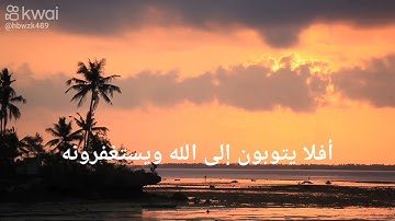 قران كريم|أفلا يتوبون الي الله ويستغفرونه |احمد محمد