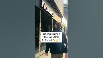 £3 Nando’s Brunch - Menu Hack 😋👀