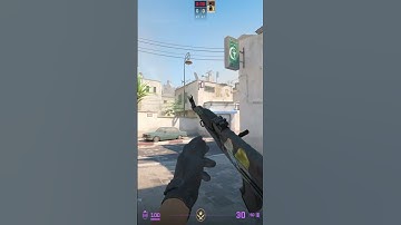 Self Pop Flash For Kill Long On Dust 2 In CS2 #cs2 #shorts