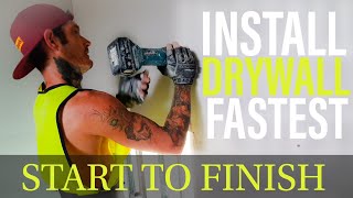 The Ultimate Pro Drywall Fixing Crew Complete House in Hours Start to Finish (FULL SERIES)