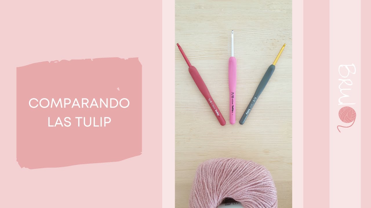 Comparativa de los 3 colores de aguja de crochet tulip y si merece la pena la diferencia de precio