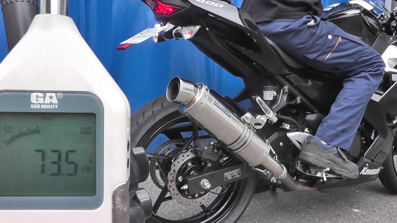 WirusWin】カワサキ Ninja400（EX400G）用スリップオンマフラー - YouTube