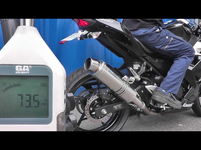 WirusWin】カワサキ Ninja400（EX400G）用スリップオンマフラー - YouTube