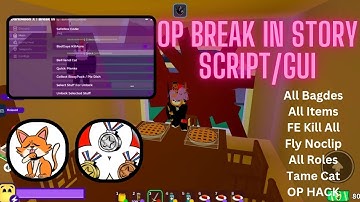 Roblox Break in Story Script/GUI OP SCRIPT (Dark Moon Hub)