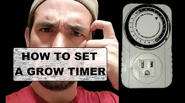 How to Set a Grow Light Timer
