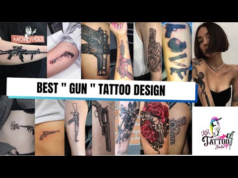 Paint Gun Tattoo Designs