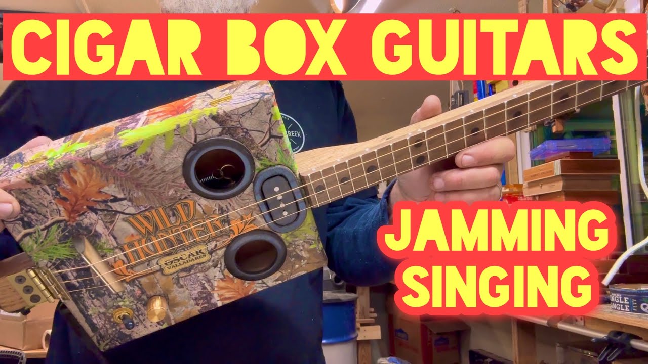 Cigar Box Guitar Jam Session - Instrument Preparation and “Trying to ...