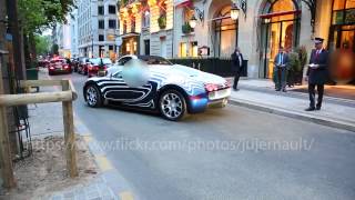 bugatti backs into ferrari Funny Video