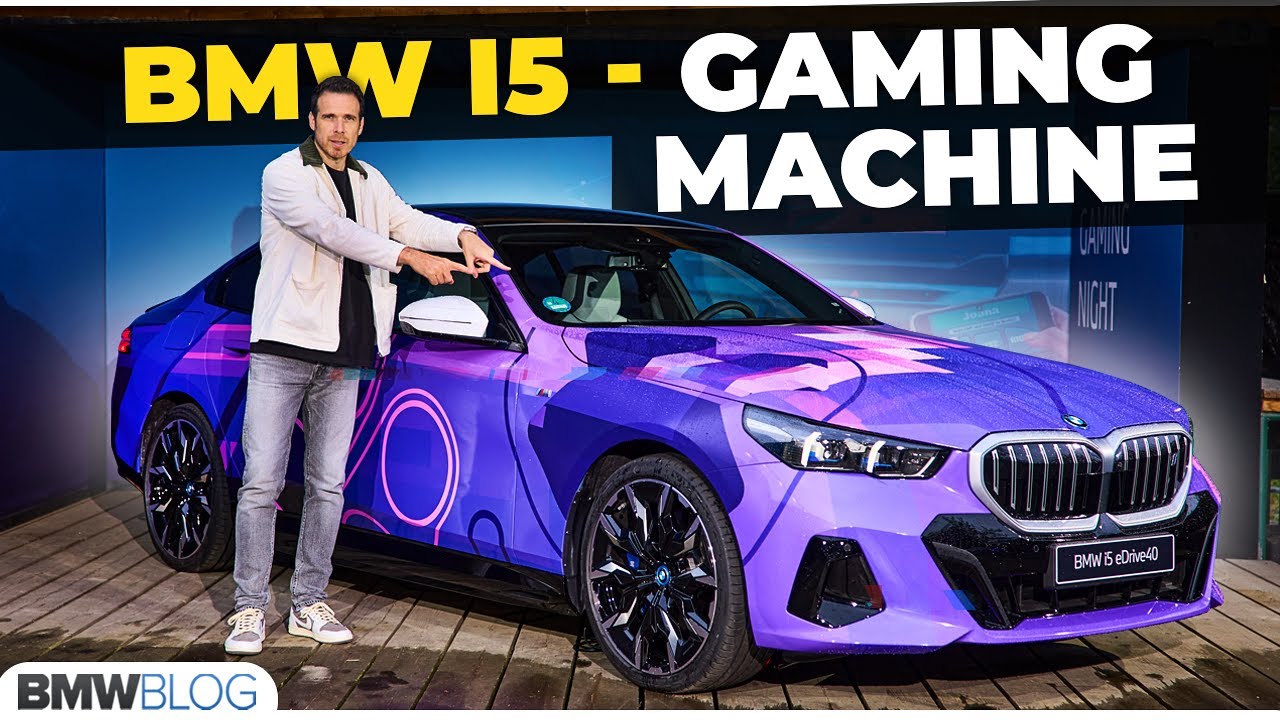 2024 BMW 5 Series gets in-car gaming - YouTube