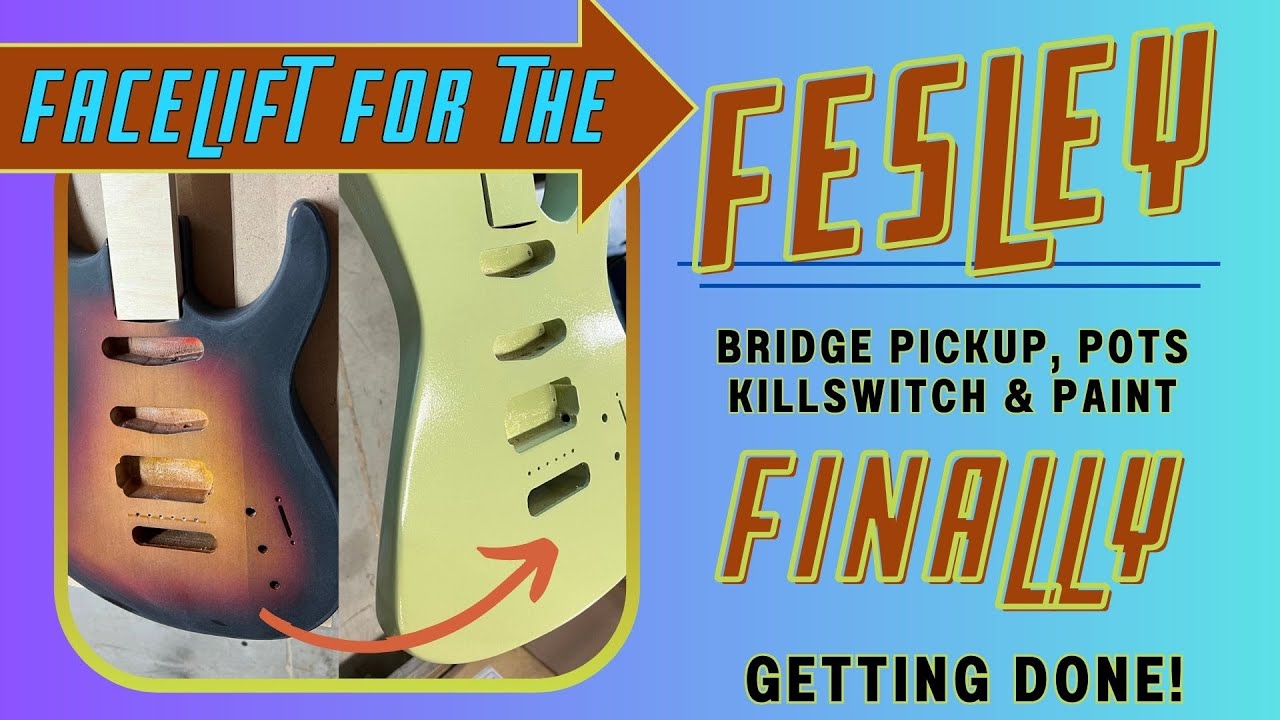 Cheap Amazon Guitar Gets a Makeover. The Fesley has the best neck on the site! YouTube