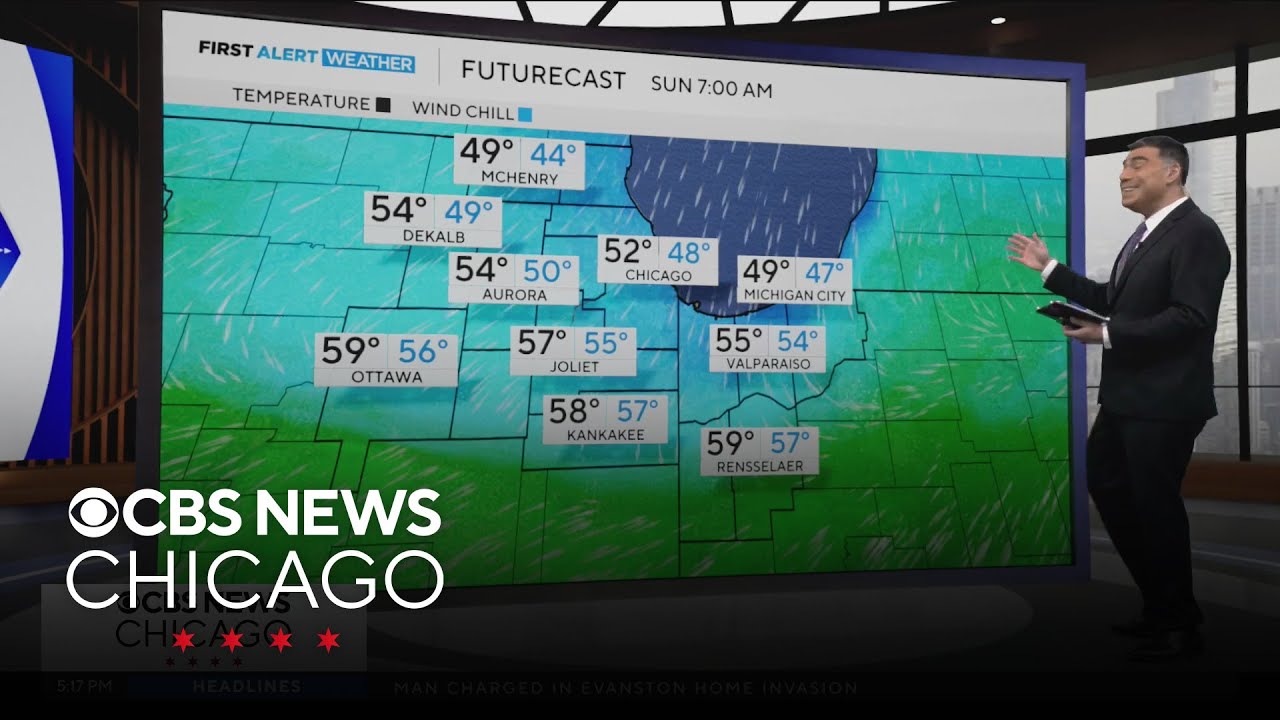 Chicago weather: Mostly cloudy Friday night - YouTube