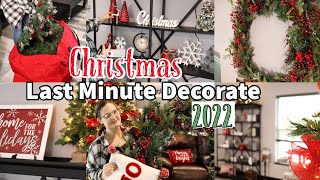 COZY CHRISTMAS CLEAN &amp; DECORATE WITH ME 2022 | CHRISTMAS DECOR | CHRISTMAS DECORATING 2022