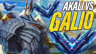 Subí a DIAMANTE jugando AKALI contra GALIO ¿Línea difícil?