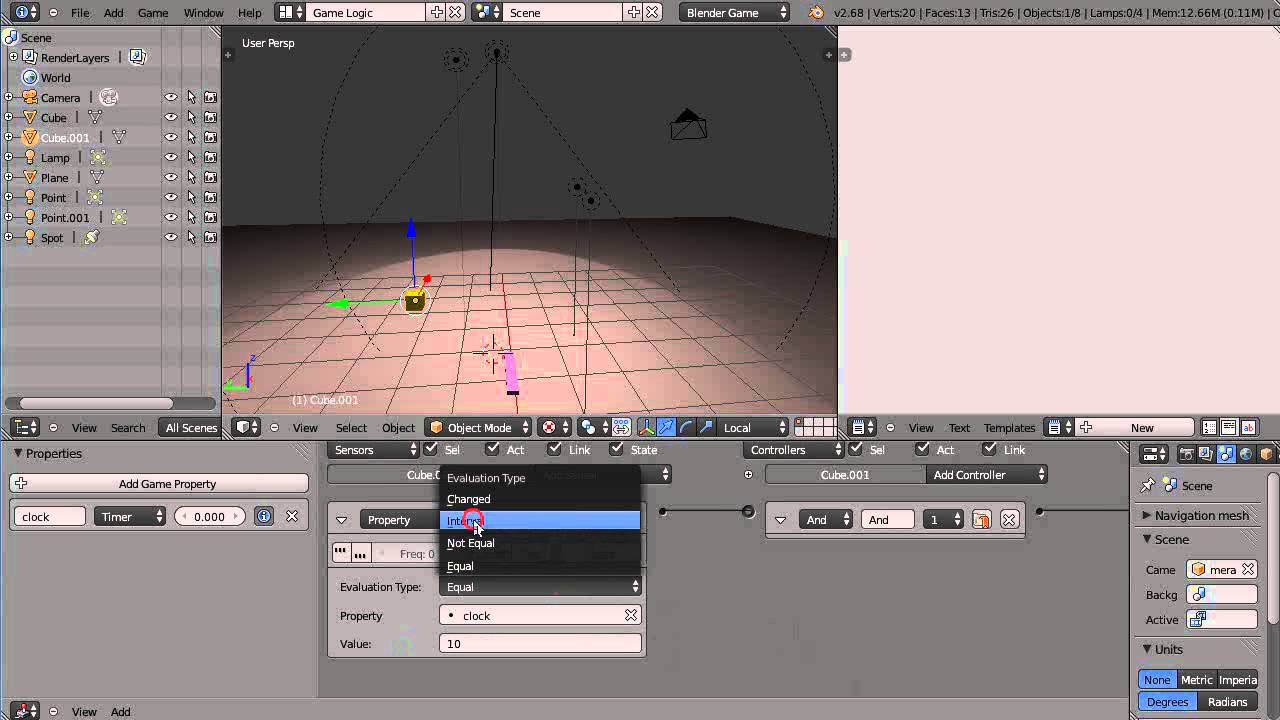 Blender Tutorial - Using a Timer to Control the Action of your Game or ...