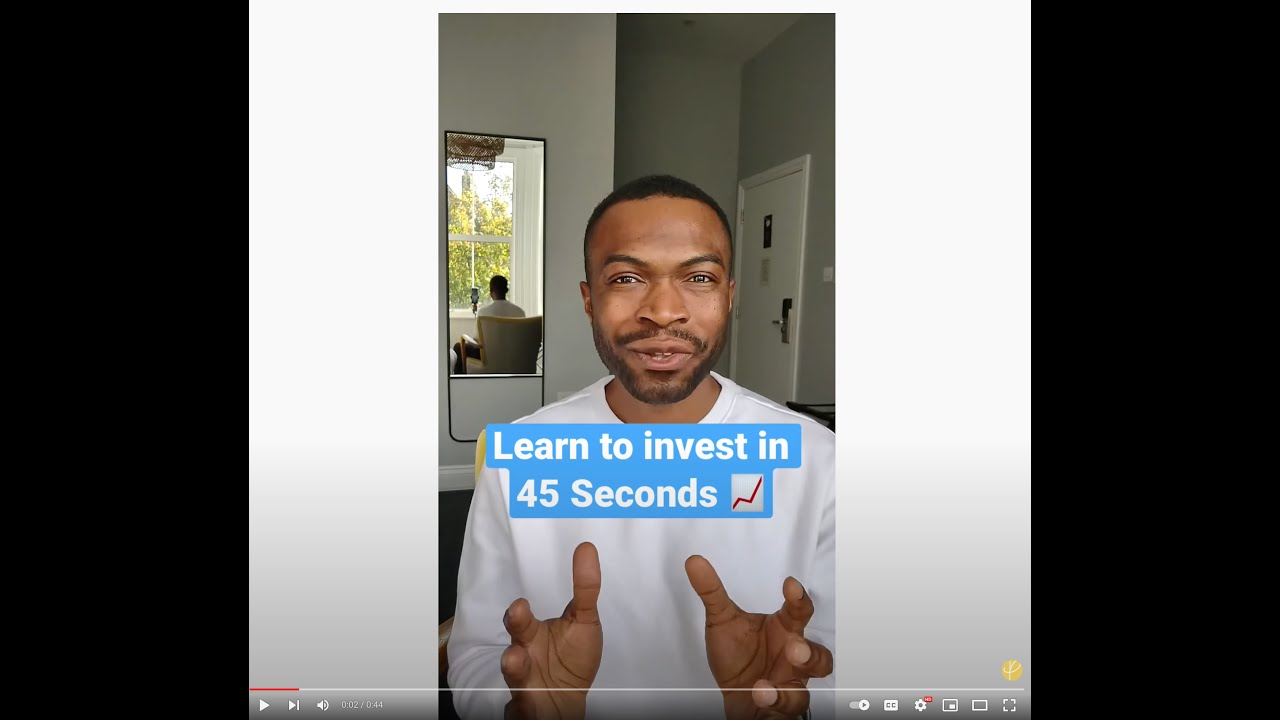 Learn to Invest Money in ONLY 45 Seconds 📈 🤩▶️ #shorts