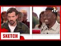 Ahmed sylla mort de rire devant le sketch de marc antoine le bret vivement dimanche 14 janvier 2024