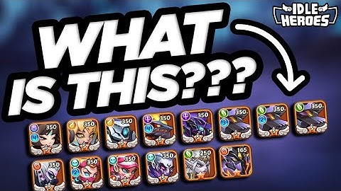 Idle Heroes - WHAT IS THIS ACCOUNT???