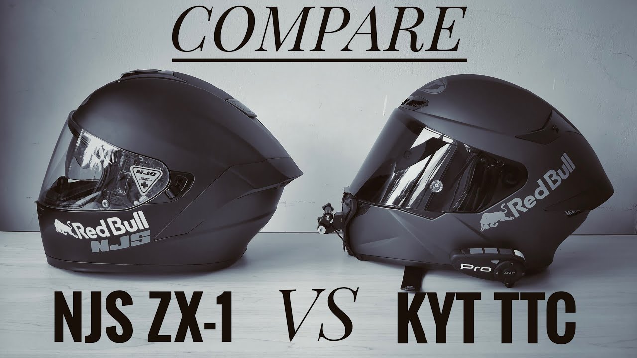 COMPARE Helm KYT TTC VS NJS ZX1 YouTube