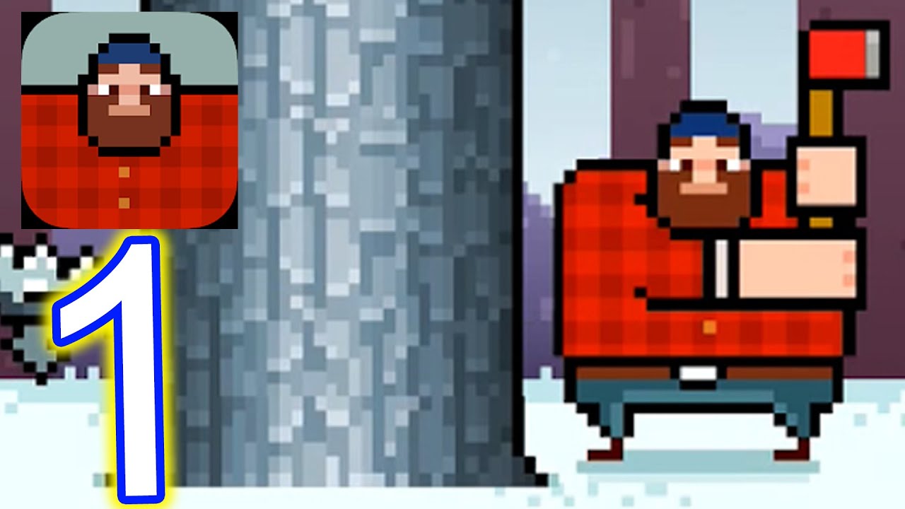 Timberman - Gameplay Walkthrough Part 1 (iOS, Android)