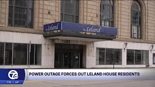 Power outage forces dozens from Detroit's Leland House after weeks of uncertainty