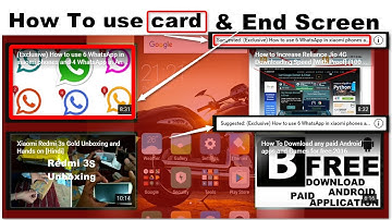 How to increase views on YouTube videos by using suggestion cards and End screen