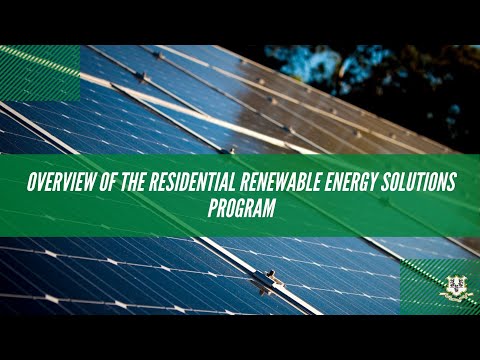 Overview of the Residential Renewable Energy Solutions Program