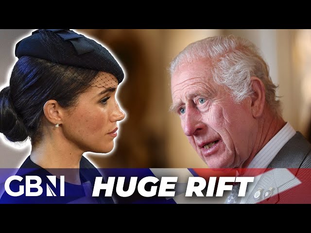 Meghan Markle CUT TIES with UK following 'HUGE RIFT' with Royal Family class=