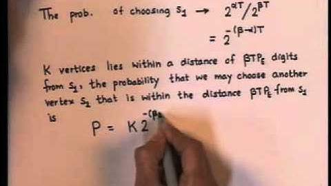 Mod-01 Lec-28 Error Free Communication Over a Binary Symmetric Channel