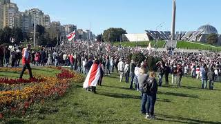 Атмосфера на Стеле, Марш Справедливости, 20.09.2020, Минск, протесты