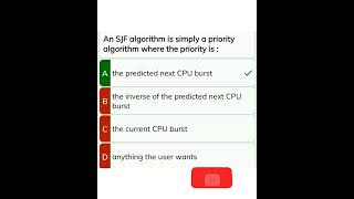 PPSC Computer Science lecturer Preparation (CPU Scheduling MCQs)