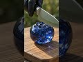 🫐 Crystal Blueberry ASMR Cut ✨ Satisfying Glass Slice 🔪 #hyperrealistic #asmr #satisfyingvideo